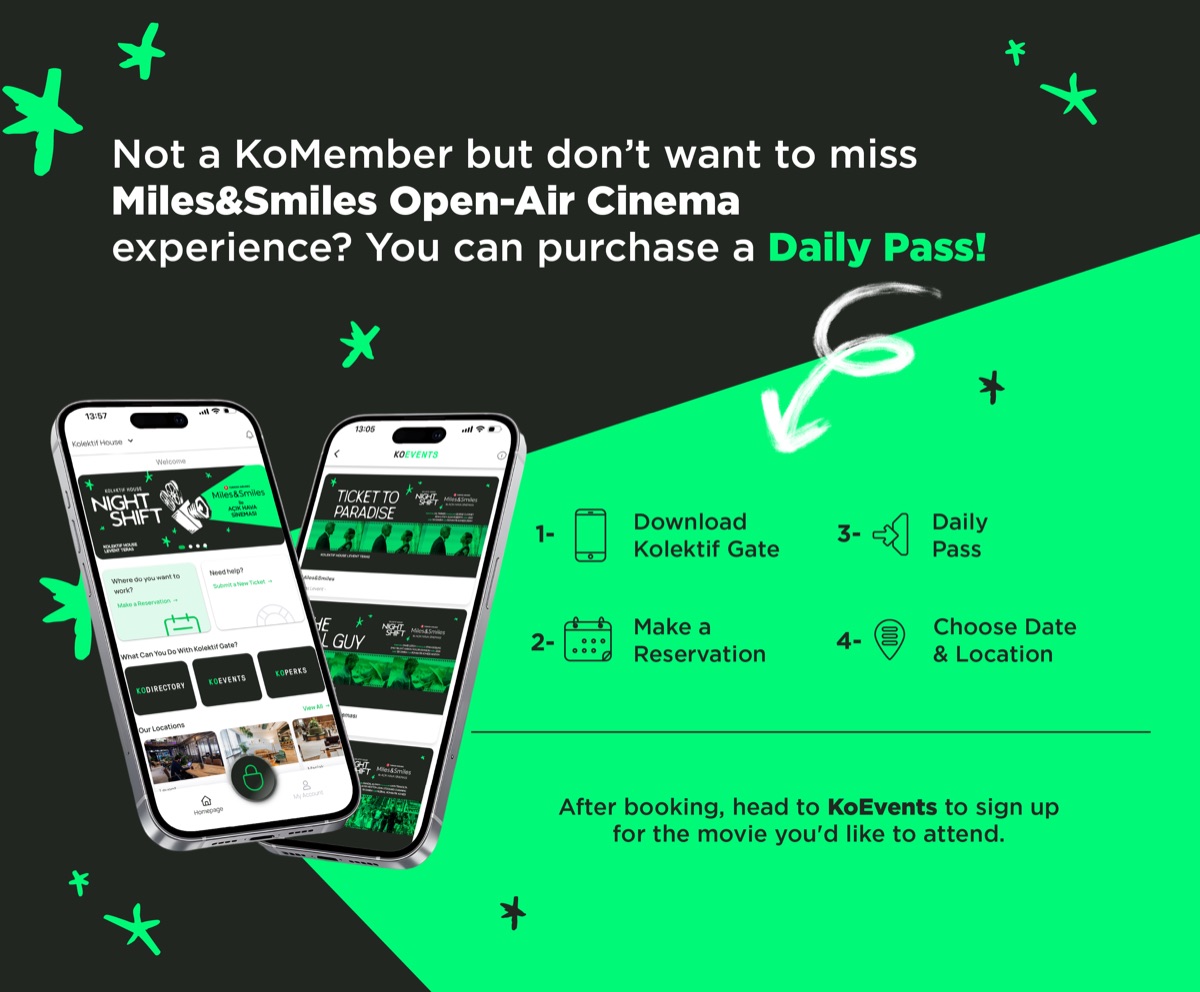 Kolektif House Night Shift open-air cinema — Daily Pass